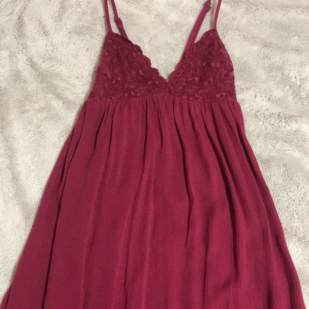 Maroon dress